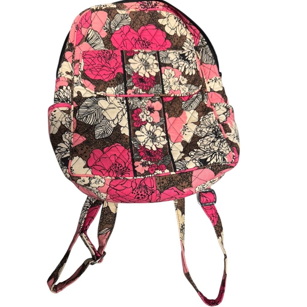 Vera‎ Bradley Floral Quilted Cotton Backpack